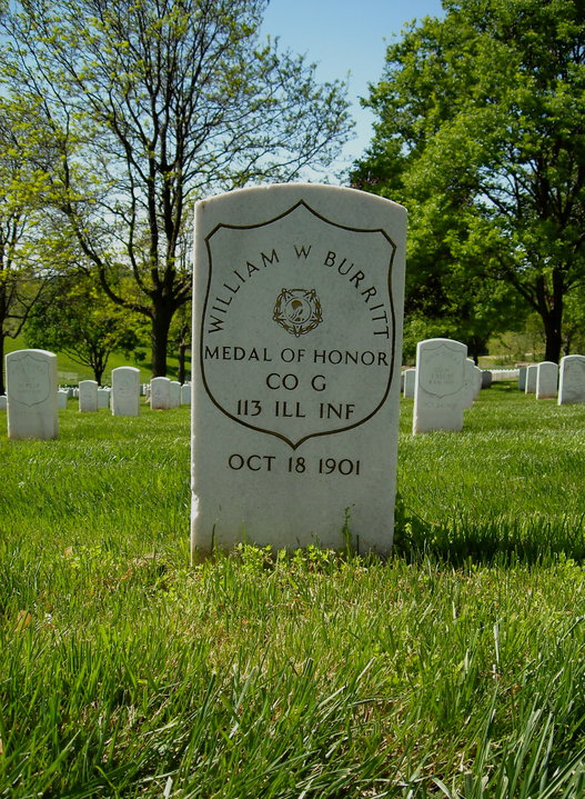 Medal of Honor Recipient Private William Wallace Burritt, Sr.